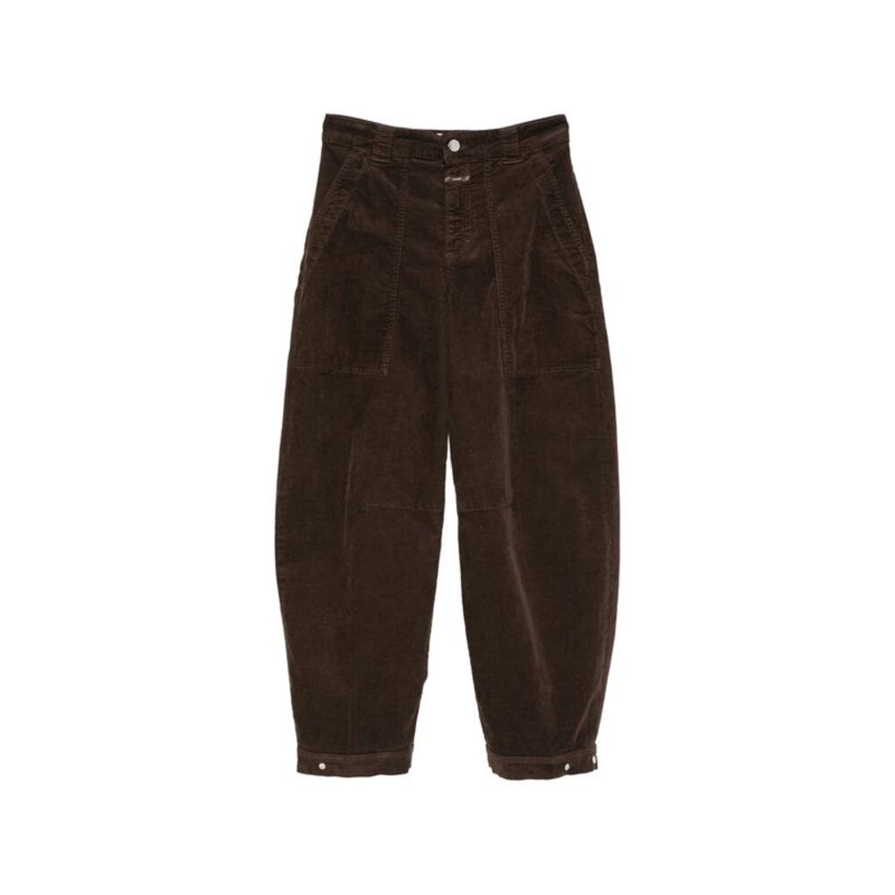 Closed Brown Trousers - Straight Trousers Women